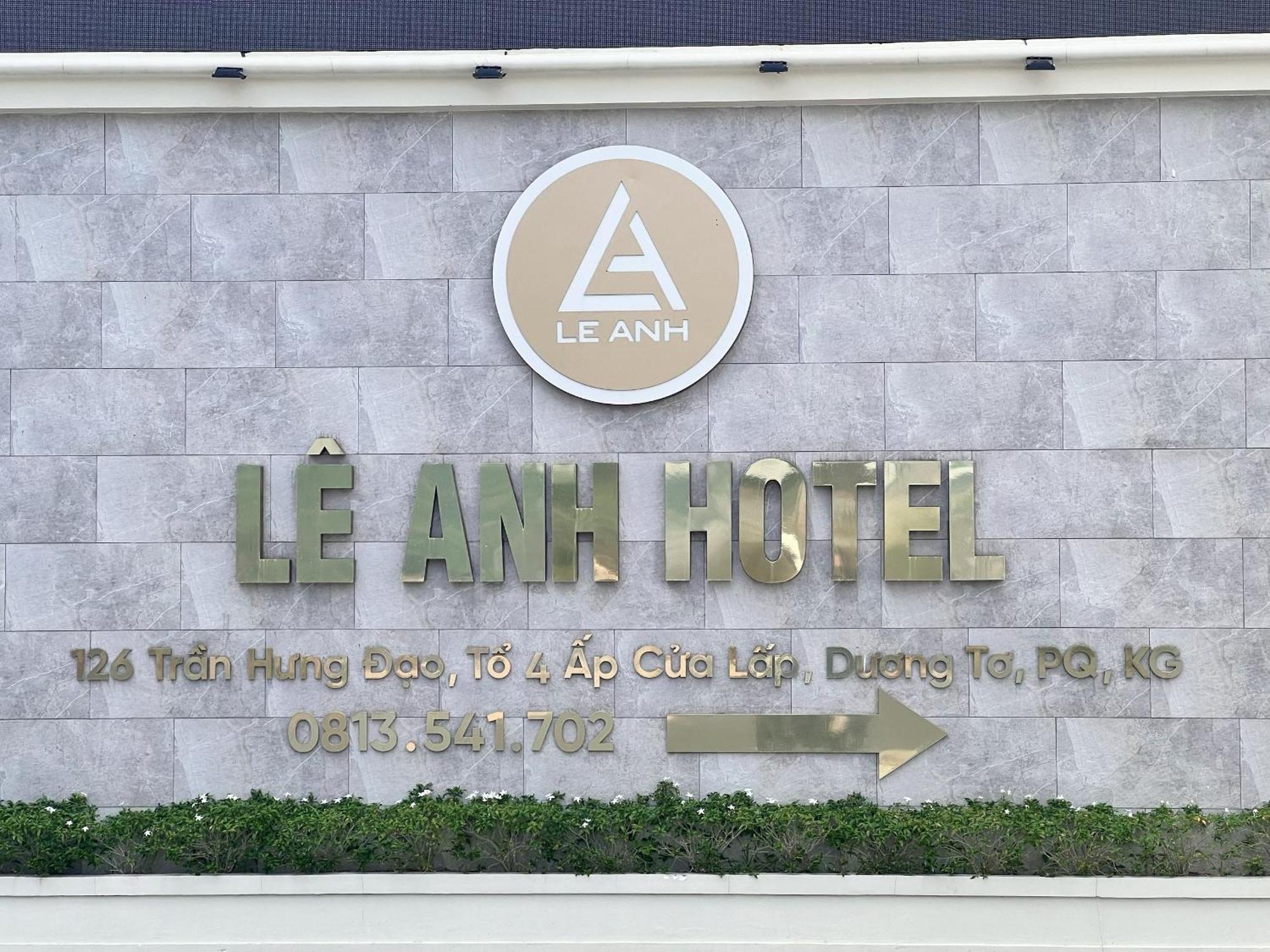 Le Anh Hotel Дуонг-Донг Экстерьер фото